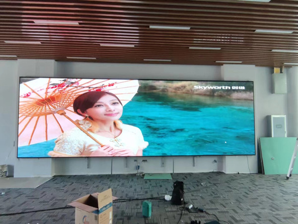 永新P1.53led小间距屏安装案例